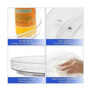 URALFA Lazy Susan Paquete de 2 organizadores de gabinete_6