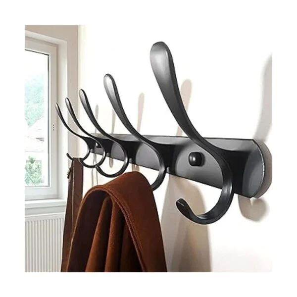 SKOLOO Perchero moderno de pared con 5 ganchos paquete de_4