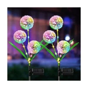 BONLION Luces solares para decoración de jardín al aire_1