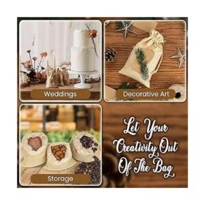 SCALAR SOLUTIONS 50 bolsas de regalo de arpillera grandes_6