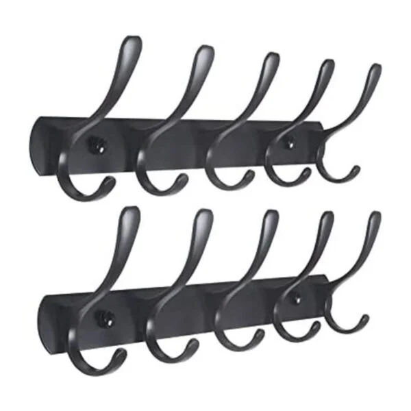 SKOLOO Perchero moderno de pared con 5 ganchos paquete de_1