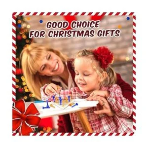 Juego de 12 clavijas de madera de triángulo complicado_3