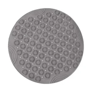 Meeyou Tapete de ducha redondo antideslizante con_2