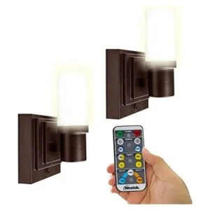 Westek Aplique de pared funciona con pilas con control_1