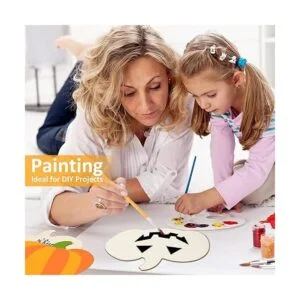 Recorte grande de calabaza de madera sin acabar corte en_7