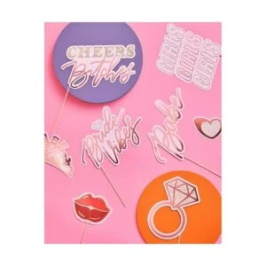 xo Fetti Accesorios para cabina de fotos de despedida de_5