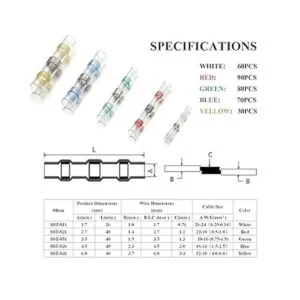 Sopoby 330 piezas kit de conector de alambre de sellado de_2