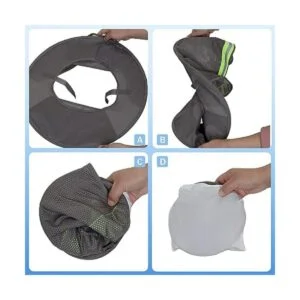 LIZMOF Sombrilla dura para el sol visera de alta_4