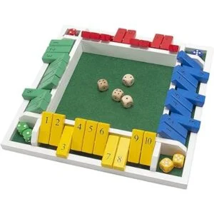 AMEROUS Juego de dados Shut The Box 12 pulgadas diseño_2