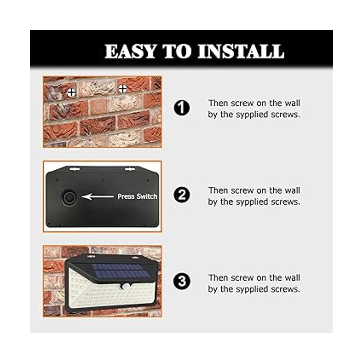 WBM Smart Luces solares para exteriores 100 LED IP65_4