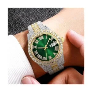 Reloj de pulsera para hombre Hip Hop Jewelry con diamantes_4