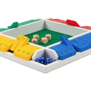 AMEROUS Juego de dados Shut The Box 12 pulgadas diseño_5