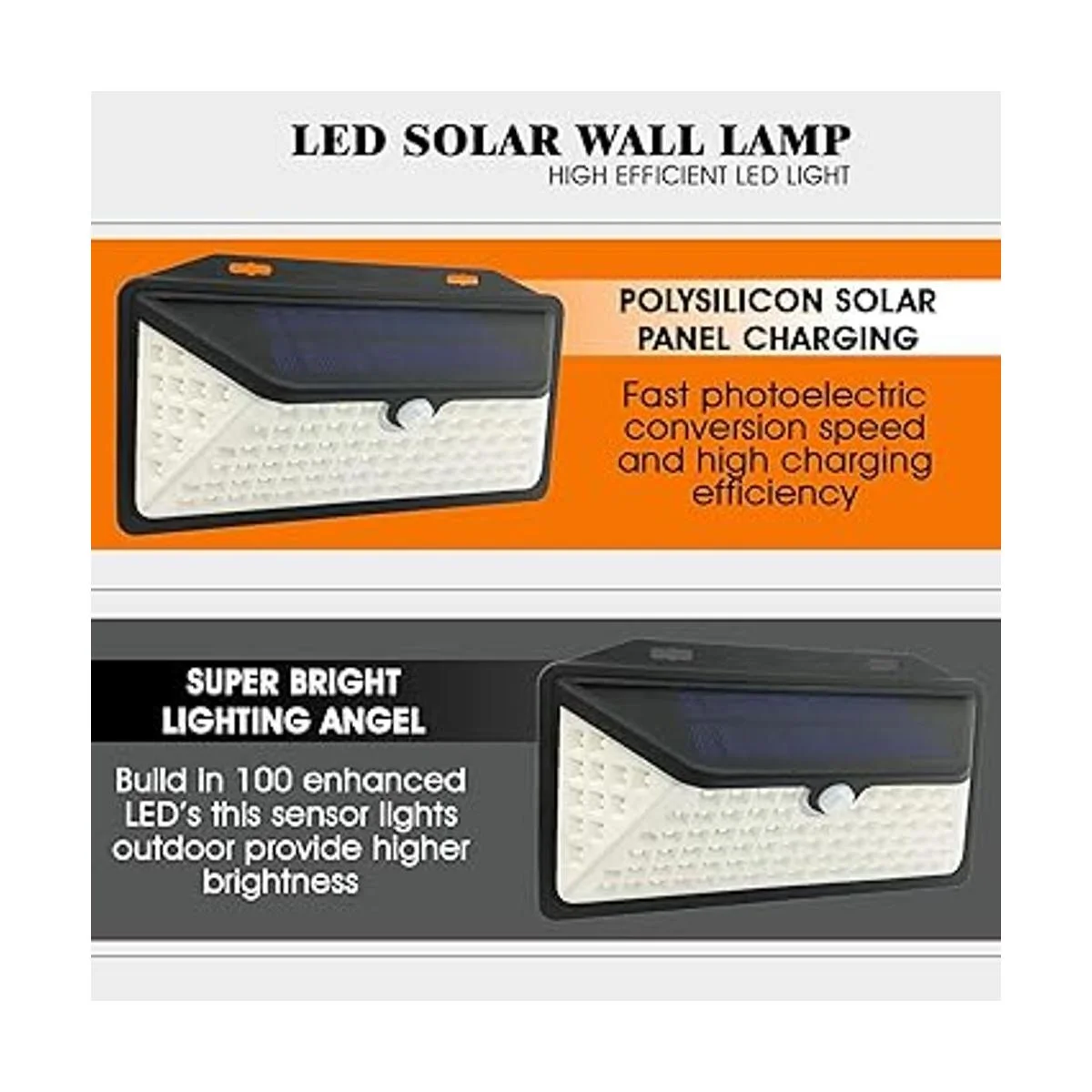 WBM Smart Luces solares para exteriores 100 LED IP65_3