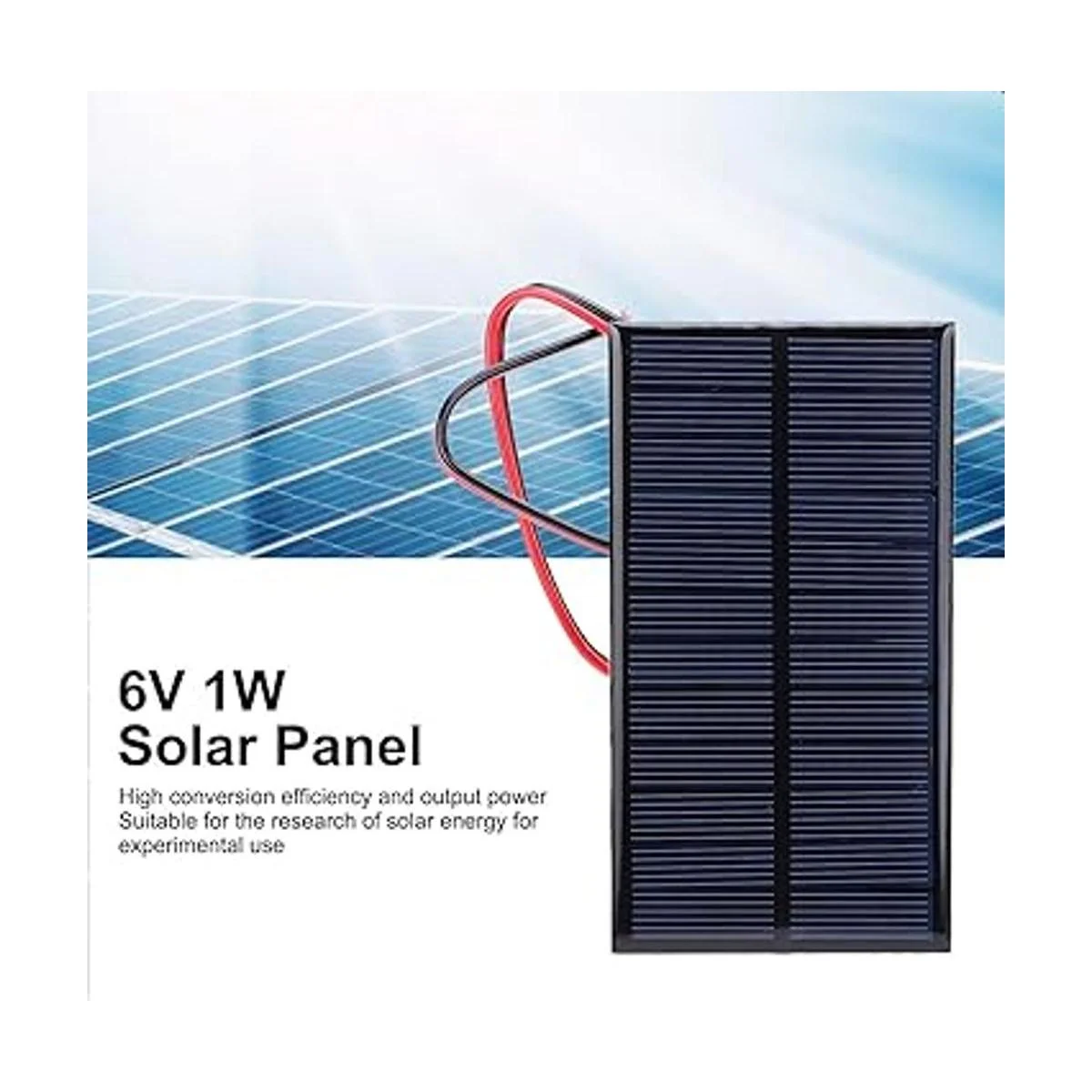 3 unids mini panel solar DC 6 V polisilicio solar epoxi_6