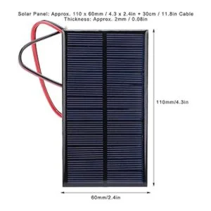 3 unids mini panel solar DC 6 V polisilicio solar epoxi_4
