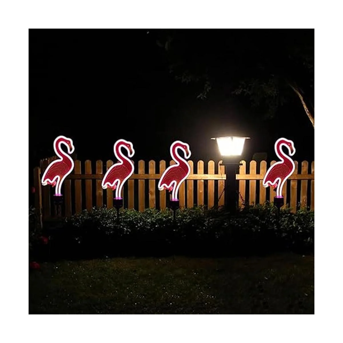 SunKite Flamingo Luces solares de neón para exteriores_7