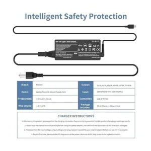 Cargador de CA USBC tipo C de 90 W para HP Spectre x360_3