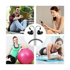 DCMEKA Monitor de oído auriculares híbridos dinámicos_6