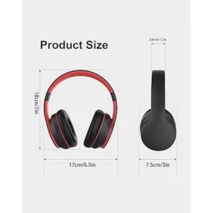 Rockpapa Auriculares Bluetooth E7 sobre la oreja_2