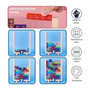 Rompecabezas de bloques rusos para el cerebro juego de_4