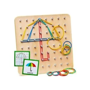 Panda Brothers Geoboard de madera Juguetes Montessori_1