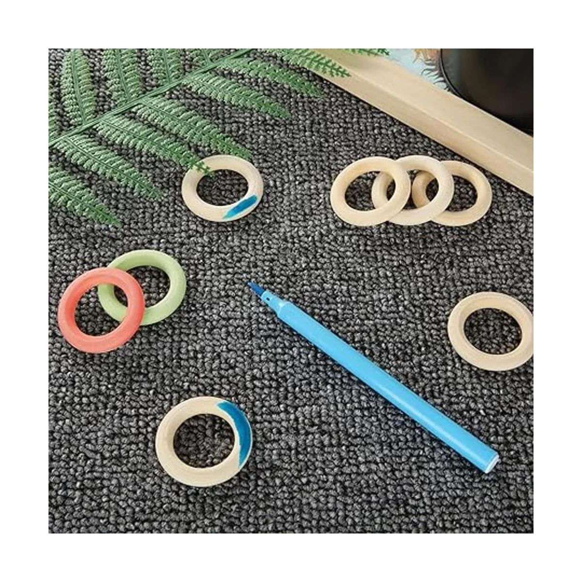 300 anillos de madera natural sin terminar para_6