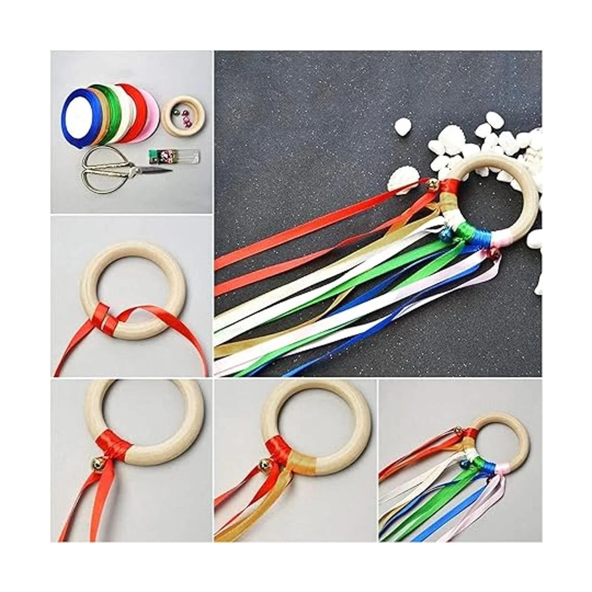 300 anillos de madera natural sin terminar para_5