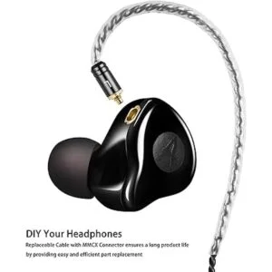 DCMEKA Monitor de oído auriculares híbridos dinámicos_3