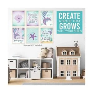 6 impresiones reversibles de sirena de 8 x 10 pulgadas_5