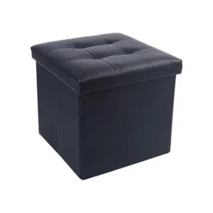 LotFancy Cubo otomano de almacenamiento taburete otomano_1