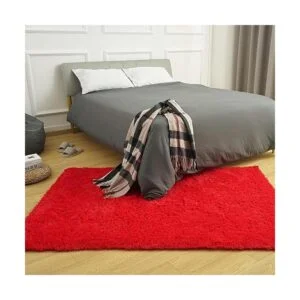 Amearea Alfombra de pelo alto suave y esponjosa de alta_2