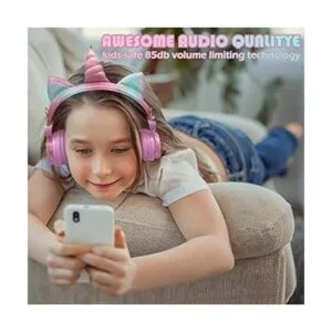 Auriculares inalámbricos de unicornio para niños_4