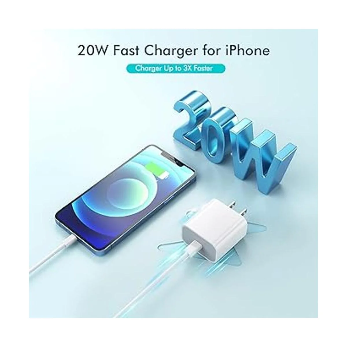 Cargador rápido para iPhone certificado Apple MFi Cable_2