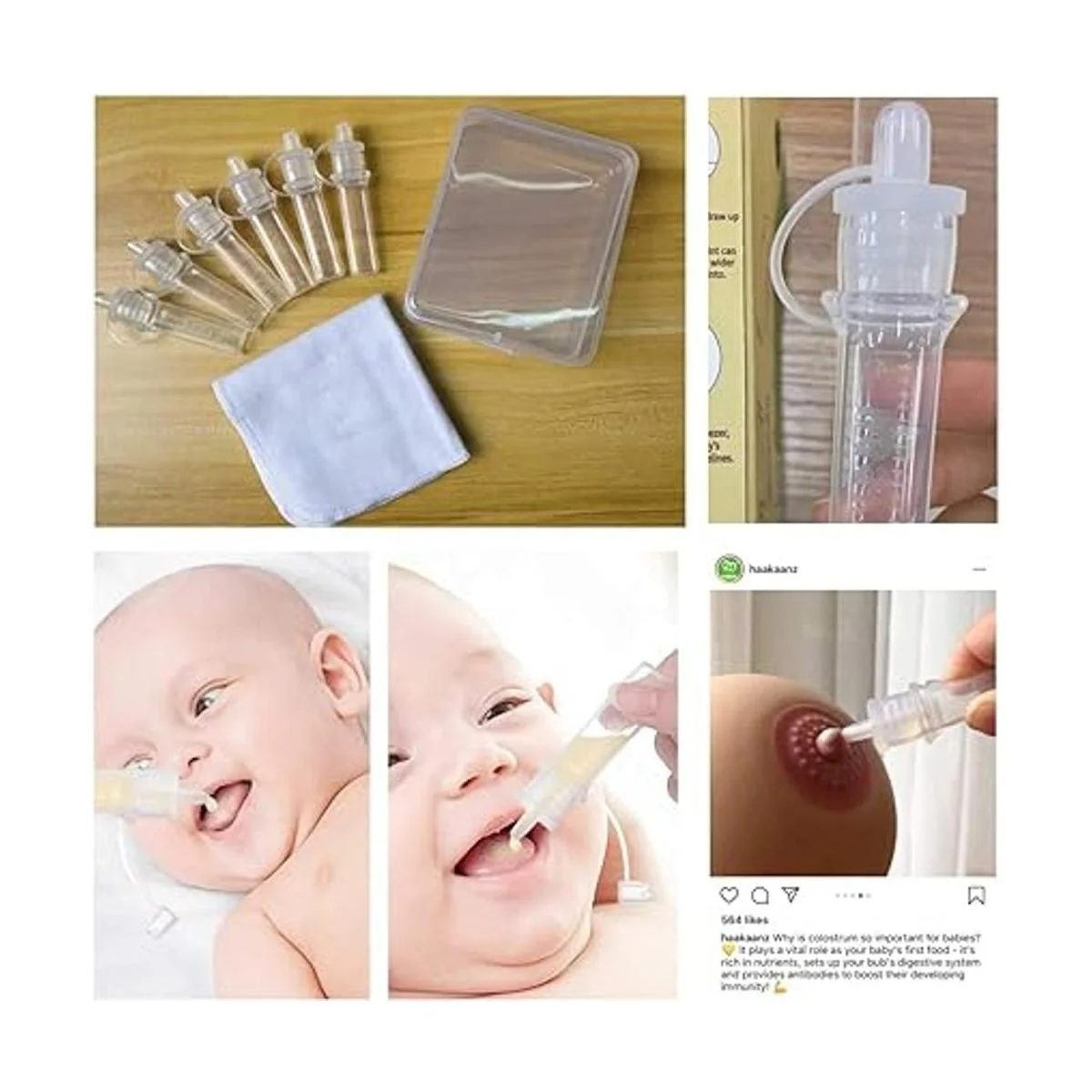 haakaa El juego de coleccionista de calostro incluye una_2