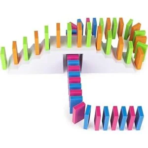 SPIN MASTER GAMES H5 Domino Creations Juego de 100 fichas_4