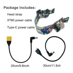 Cable de alimentación XT60 macho para gafas DJI FPV V2_3