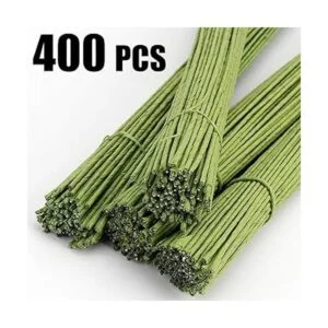 KEILEOHO 400 piezas de alambre de tallo floral calibre_5