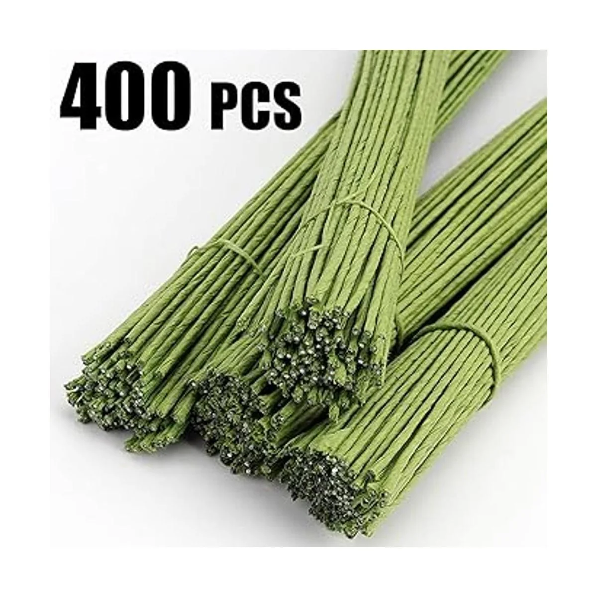 KEILEOHO 400 piezas de alambre de tallo floral calibre_5