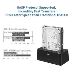 SSK USB 3.0 a SATA adaptador de caja de estación de_3