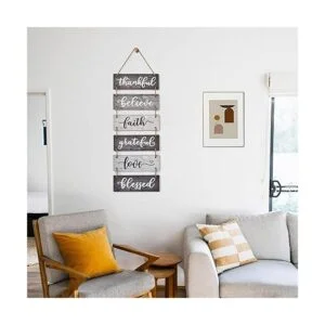 Buecasa Letrero de decoración familiar de pared_2