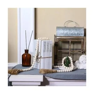 3 libros blancos decorativos de tapa dura de imitación de_6