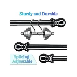 HOME COMPOSER Barra de cortina barra de cortina negra_3