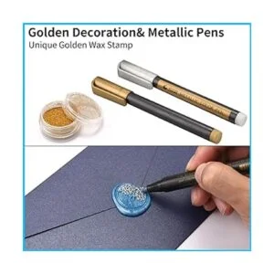 CHUHUAYUAN Kit de sello de cera con caja de regalo 24_4