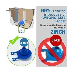 Kit de repuesto de aleta de inodoro de 2 pulgadas paquete_2