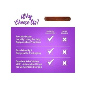 Atrapasubras de madera e incienso para palos soporte para_6