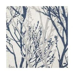 DriftAway Tree Branch Cortina de lino con impresión de_6