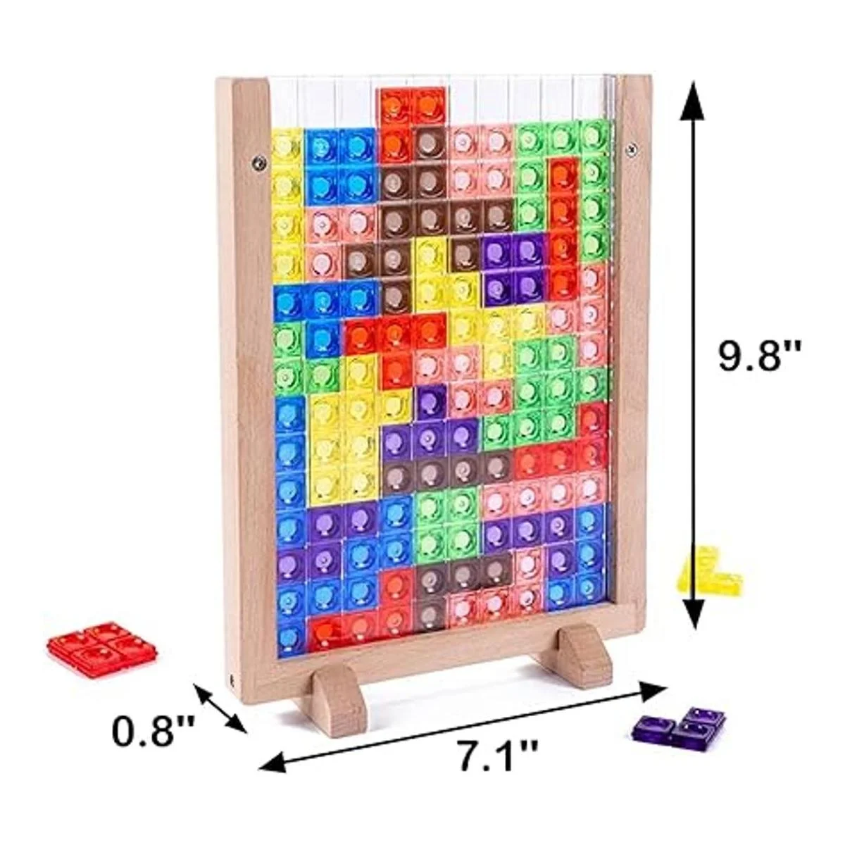 Rompecabezas de bloques rusos para el cerebro juego de_6