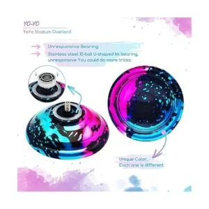 FETESNICE Yoyo que no responde Yoyo de aluminio para_3