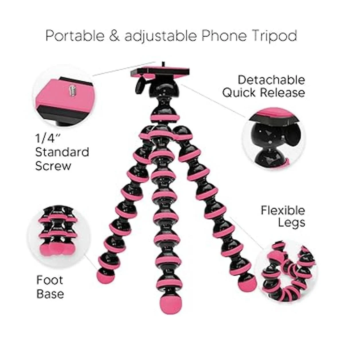 TALK WORKS Trípode flexible para teléfono para iPhone_2