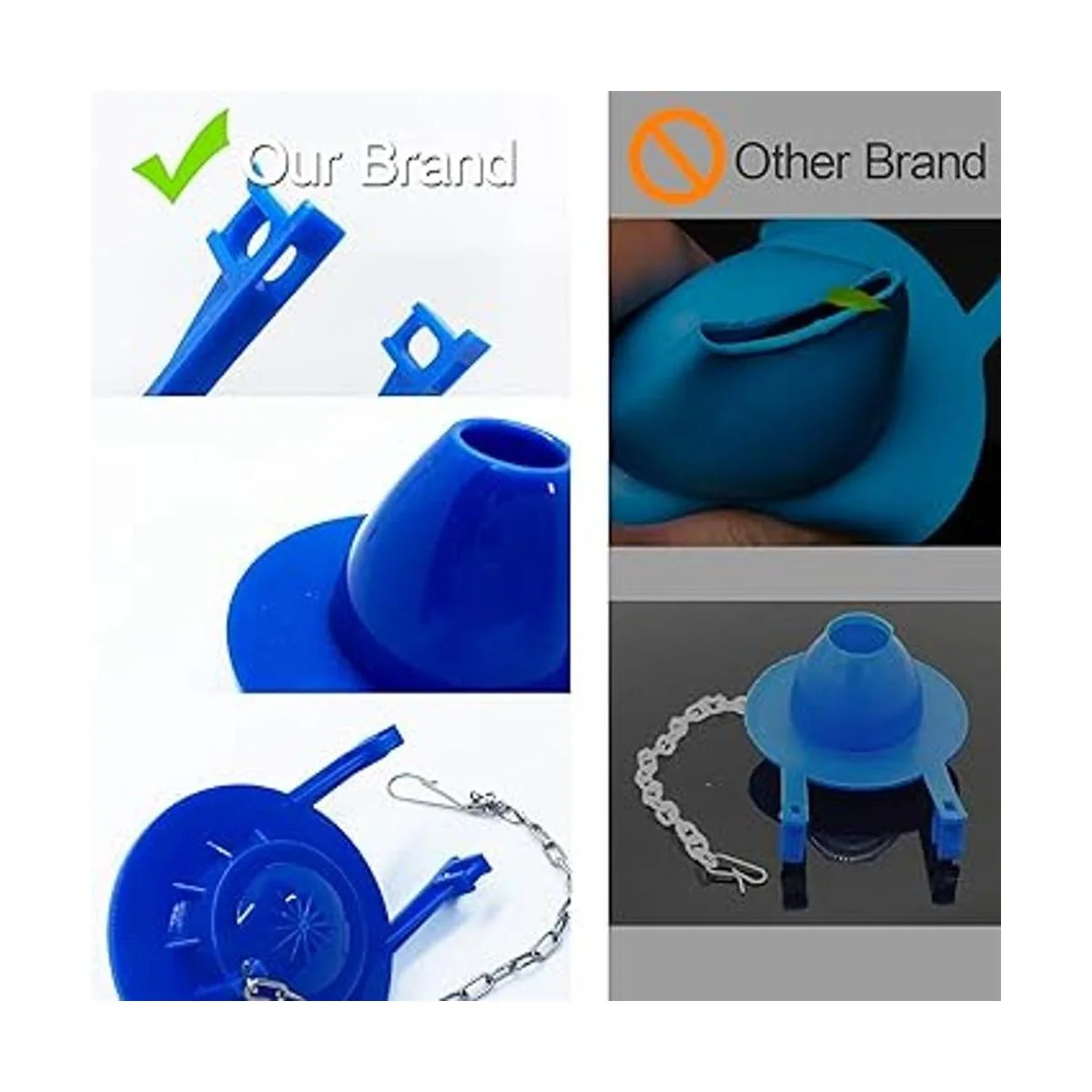 Kit de repuesto de aleta de inodoro de 2 pulgadas paquete_5